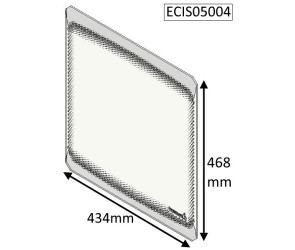 ECIS05004 PARKRAY SUPPLIED Glass Panel – Aspect 5  Slimline |  Aspect 6